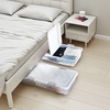 image:imageVEVOR Under Bed Storage with Wheels 398 x 201 x 59 inch Underbed Containers Underbed Shoes Organizer with Lid amp Gray Latch Rolling Under the Bed Storage Bins for Clothes Shoes Blankets 2 Pack