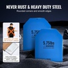 image:imageVEVOR Weight Vest Plates 145 LB Pairs Premium Steel Weighted plates Contoured Ergonomic Fit  WODs Additional Weight for Strength Training Running Fitness Heavy Workouts575LB2 Plates