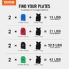 image:imageVEVOR Weight Vest Plates 145 LB Pairs Premium Steel Weighted plates Contoured Ergonomic Fit  WODs Additional Weight for Strength Training Running Fitness Heavy Workouts575LB2 Plates