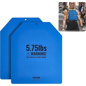 image:imageVEVOR Weight Vest Plates 145 LB Pairs Premium Steel Weighted plates Contoured Ergonomic Fit  WODs Additional Weight for Strength Training Running Fitness Heavy Workouts575LB2 Plates